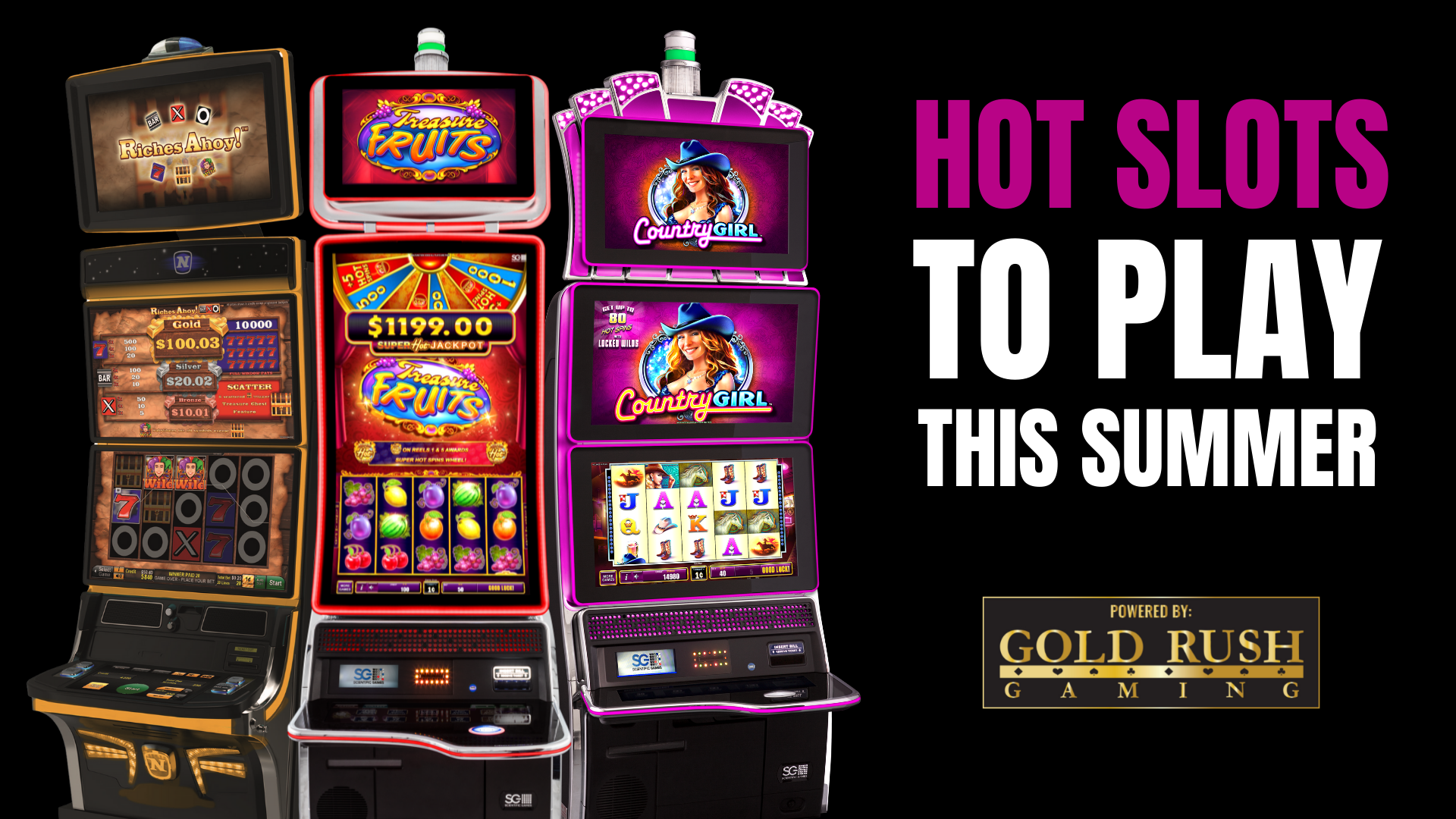 Hot Slots To Try This Summer - Gold Rush Gaming