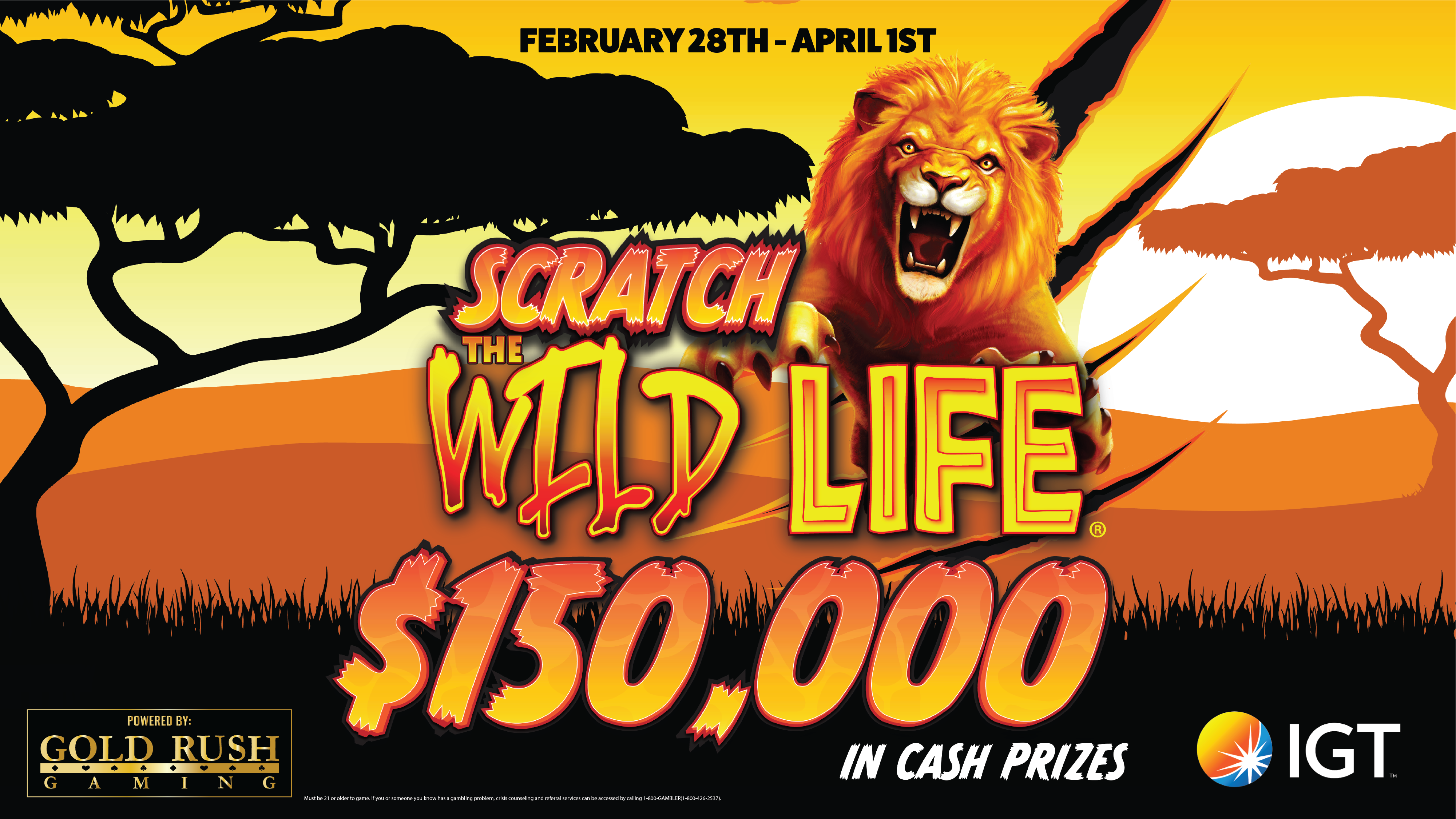 Scratch The Wild Life - Gold Rush Gaming