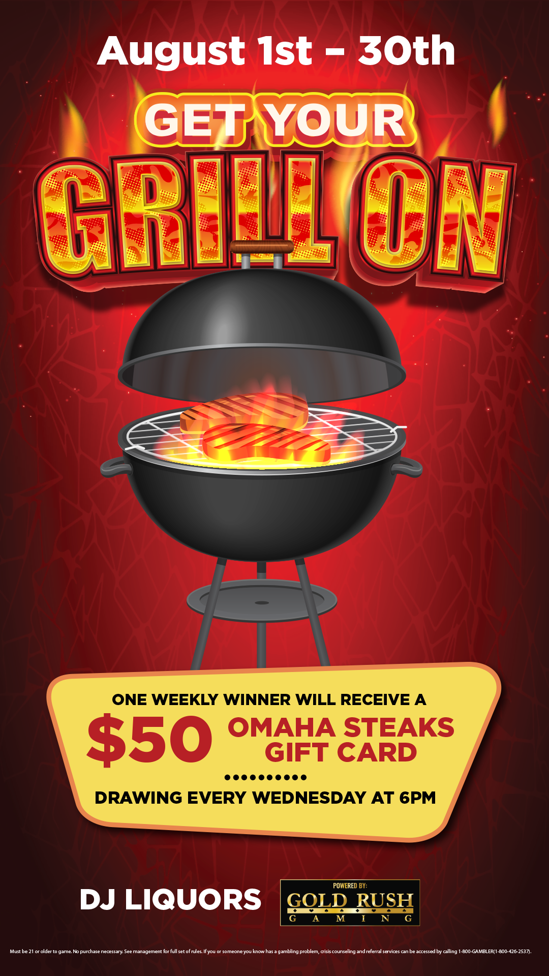 August Partner Promotions Happening With Gold Rush Gaming Gold Rush